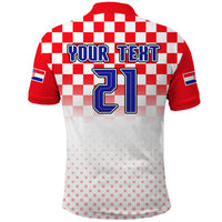 Custom Croatia Hrvatska Football Vibe Polo Shirt - Wonder Print Shop