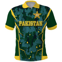 Pakistan Men in Green Cricket Team Polo Shirt Green Shirts Sport Style - Wonder Print Shop