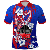 Special Samoa FAST Party Polo Shirt Tribal Samoan Hibiscus Design - Wonder Print Shop
