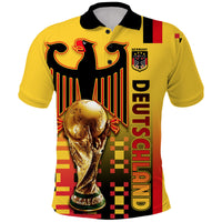 Custom Germany Deutschland Champion Qatar 2022 Polo Shirt - Wonder Print Shop