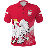 Poland Football Polo Shirt Coat of Arms No2 - Wonder Print Shop