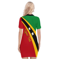 saint-kitts-and-nevis-personalised-polo-dress-skn-flag-simple-style