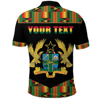 Custom Ghana Proud Polo Shirt Ankara Kente LT13 - Wonder Print Shop