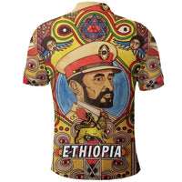 Ethiopia Polo Shirt Haile Selassie I LT13 - Wonder Print Shop
