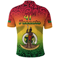 Vanuatu Peaceful Polo Shirt Independence Anniversary LT13 - Wonder Print Shop