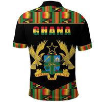 Ghana Proud Polo Shirt Ankara Kente LT13 - Wonder Print Shop