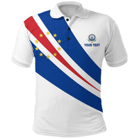 Custom Cape Verde Polo Shirt Flag Version White LT13 - Wonder Print Shop
