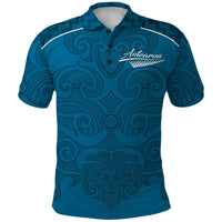 Custom Maori 2021 Polo Shirt Turquoise Aotearoa Tattoo Custom Text and Number LT13 - Wonder Print Shop