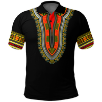 Gambia Happy Independence Day Dashiki Polo Shirt LT2 - Wonder Print Shop
