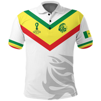 Custom Senegal Polo Shirt Football 2022 LT2 - Wonder Print Shop