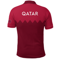 Qatar Polo Shirt Football 2022 LT2 - Wonder Print Shop