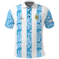 Custom Argentina Polo Shirt Football 2022 LT2 - Wonder Print Shop