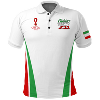 Custom Iran Polo Shirt Football 2022 LT2 - Wonder Print Shop