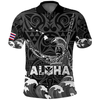 Hawaii King Kamehameha Aloha Hawaii Nei Polo Shirt LT2 - Wonder Print Shop