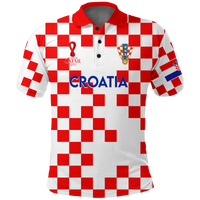 Custom Croatia Polo Shirt Football 2022 LT2 - Wonder Print Shop
