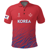 Custom Korea Polo Shirt Football 2022 LT2 - Wonder Print Shop