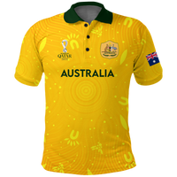 Custom Australia Polo Shirt Football 2022 LT2 - Wonder Print Shop