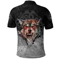 Viking Polo Shirt Fenrir Norse Wolf RLT12 - Wonder Print Shop