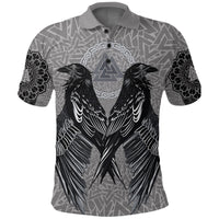 Viking Polo Shirt Raven Valknut RLT12 - Wonder Print Shop