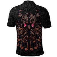 Viking Polo Shirt, Odin God Furthark Tattoo Special RLT12 - Wonder Print Shop