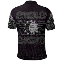 Viking Polo Shirt Hati and Skoll Valknut RLT12 - Wonder Print Shop