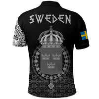 Viking Polo Shirt Sweden Coat Of Arms RLT12 - Wonder Print Shop