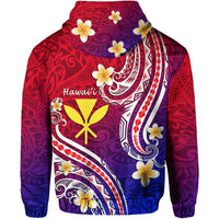 Hawaii Hoodie Polynesian Line Style - Wonder Print Shop