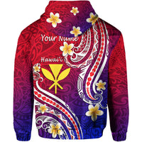 Custom Hawaii Hoodie Polynesian Line Style - Wonder Print Shop