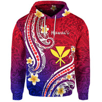 Hawaii Hoodie Polynesian Line Style - Wonder Print Shop