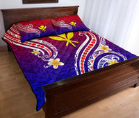 Hawaii Quilt Bed Set Polynesian Line Style - Wonder Print Shop