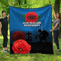 Anzac Day- New Zealand Remembers Premium Quilt LT6 - Wonder Print Shop
