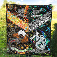 New Zealand Maori Aotearoa and Australia Aboriginal Premium Quilt Together Paua Shell LT8 - Wonder Print Shop