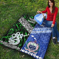 New Zealand and Samoa Premium Quilt Together Green LT8 - Wonder Print Shop