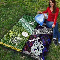 New Zealand and Cook Islands Premium Quilt Together Purple LT8 - Wonder Print Shop