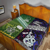 New Zealand and Cook Islands Premium Quilt Together Purple LT8 - Wonder Print Shop