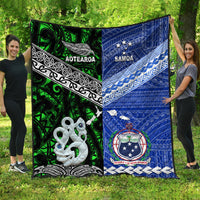 New Zealand and Samoa Premium Quilt Together Green LT8 - Wonder Print Shop
