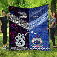 New Zealand and Samoa Premium Quilt Together Purple LT8 - Wonder Print Shop
