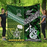 New Zealand and Cook Islands Premium Quilt Together Green LT8 - Wonder Print Shop