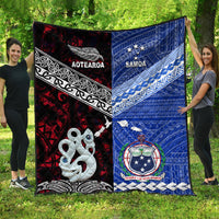 New Zealand and Samoa Premium Quilt Together Red LT8 - Wonder Print Shop