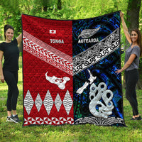 New Zealand and Tonga Premium Quilt Together Blue LT8 - Wonder Print Shop