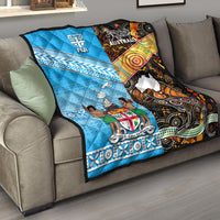 Australia Aboriginal And Fiji Tapa Premium Quilt Together LT8 - Wonder Print Shop