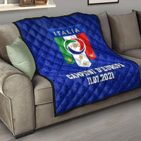 Italia Campioni D'Europa 11.07.2021 Premium Quilt LT8 - Wonder Print Shop