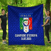 Italia Campioni D'Europa 11.07.2021 Premium Quilt LT8 - Wonder Print Shop