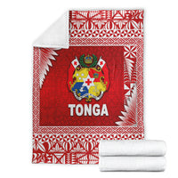 tonga-coat-of-arms-premium-blanket-simplified-version-red