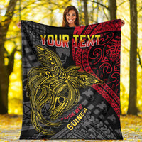 custom-personalised-papua-new-guinea-premium-blanket-raggiana-birds-of-paradise-happy-47th-independence-day-lt13