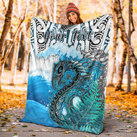 custom-personalised-manaia-maori-premium-blanket-fern-aotearoa-blue-waves