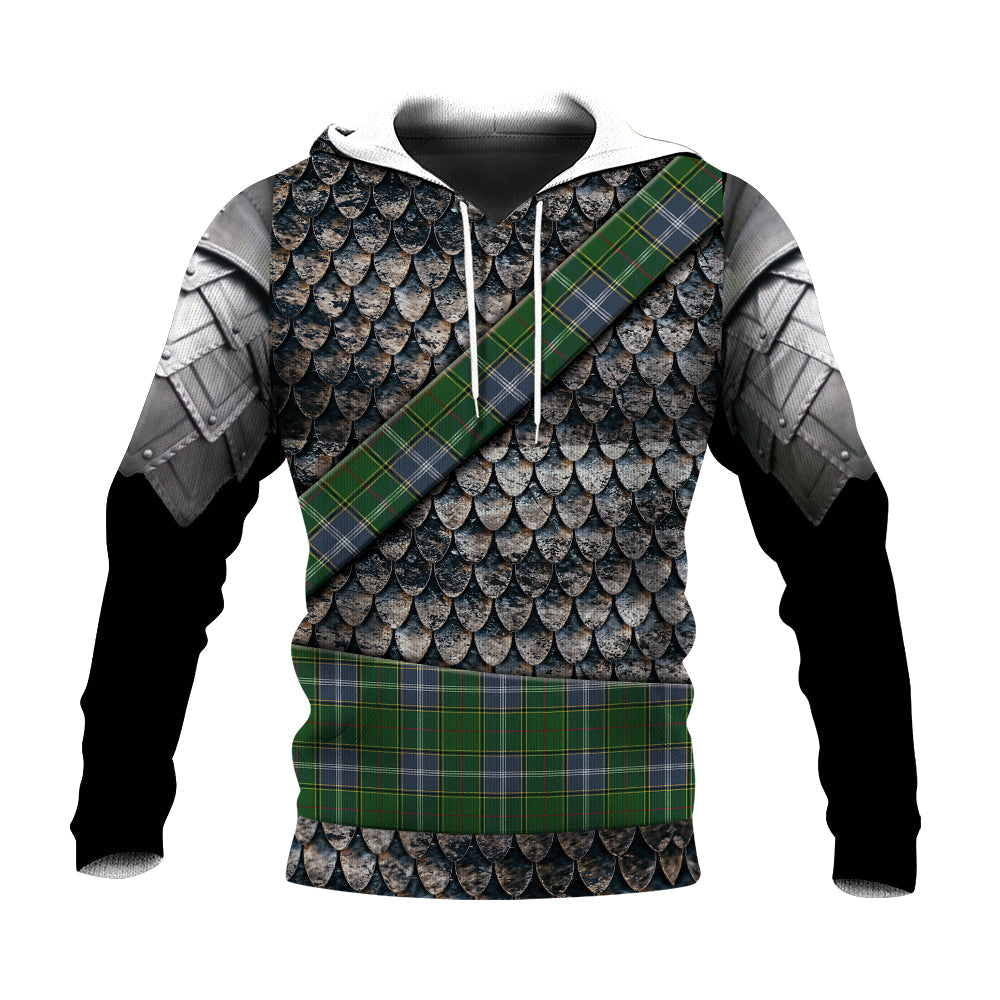 scottish-pringle-clan-tartan-warrior-hoodie