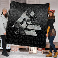 Viking Quilt - Huginn Muninn Ravens from Odin Viking Quilt RLT12 - Wonder Print Shop