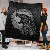 Viking Quilt - Fenrir Viking 3D Tattoo - Special Version Quilt RLT12 - Wonder Print Shop