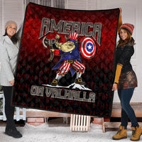 Viking Quilt - America Or Valhalla Quilt RLT12 - Wonder Print Shop